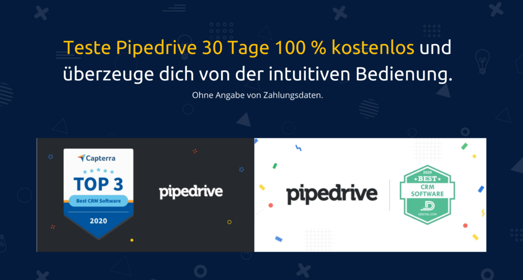 Online-Vertriebsberatung - Teste Pipedrive 30 Tage kostenlos